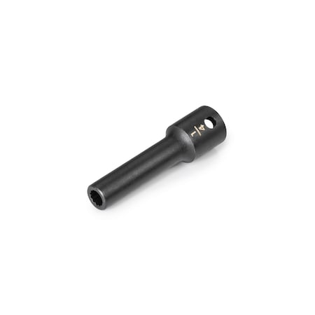 Tekton 3/8 Inch Drive x 1/4 Inch Deep 12-Point Impact Socket SID13206